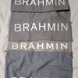 4 BRAHMIN VINTAGE SMALL PURSE DUSTBAG/DUSTCOVER/ DUST BAG/DUST COVER 11" X 17"